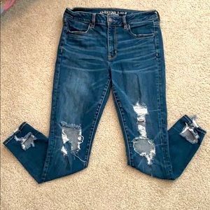 American Eagle ripped jeans